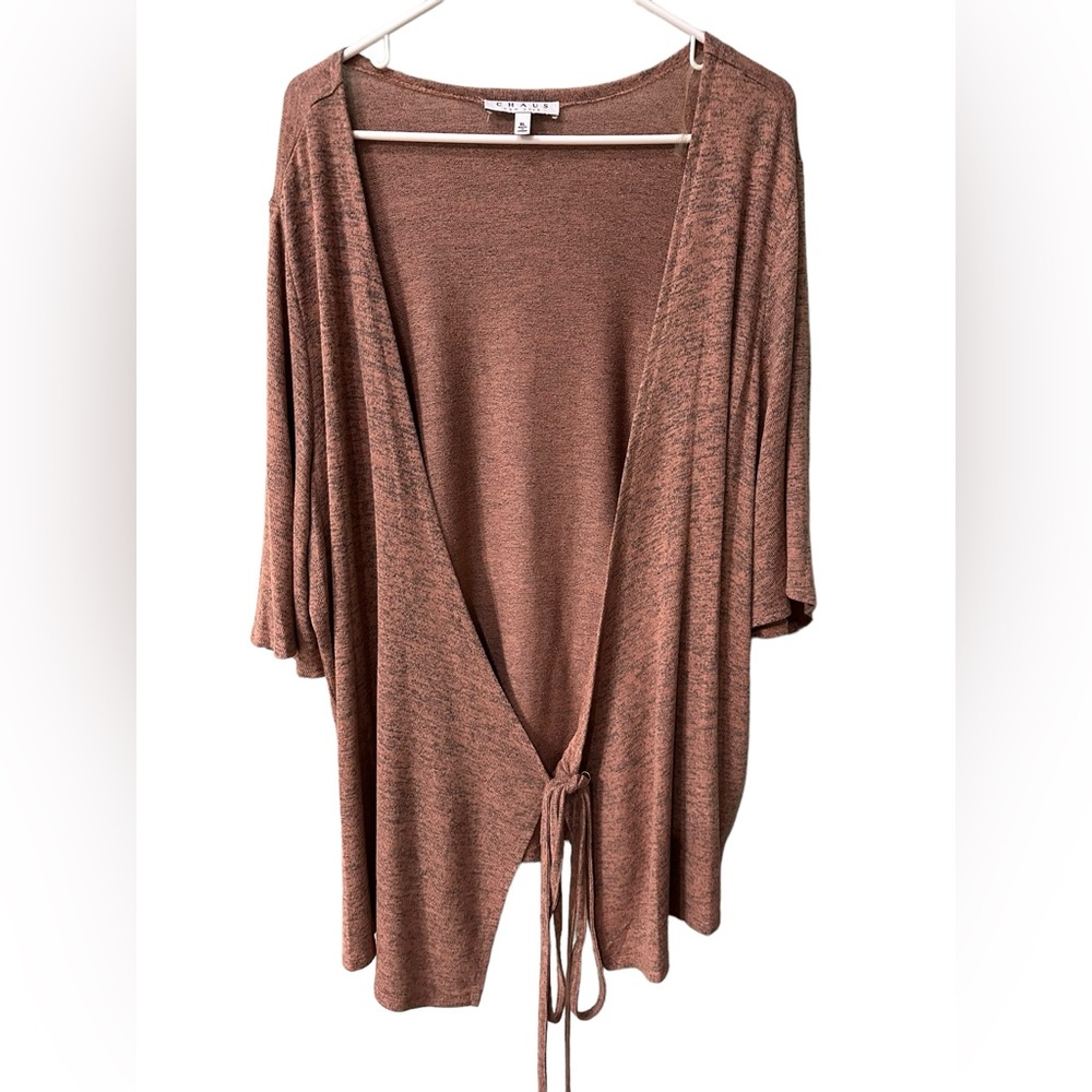 ❤️Tie Speckled Cardigan - XL